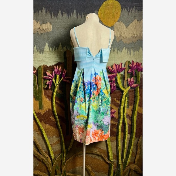 Anthropologie Sleeveless Fold-over Whimsical Dress XSP - Picture 3 of 16